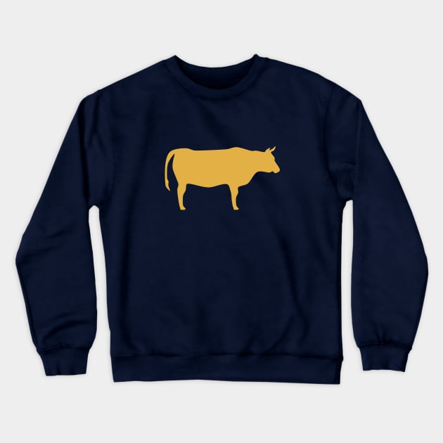 Randall Cattle (Zest) Crewneck Sweatshirt by Cascade Patterns